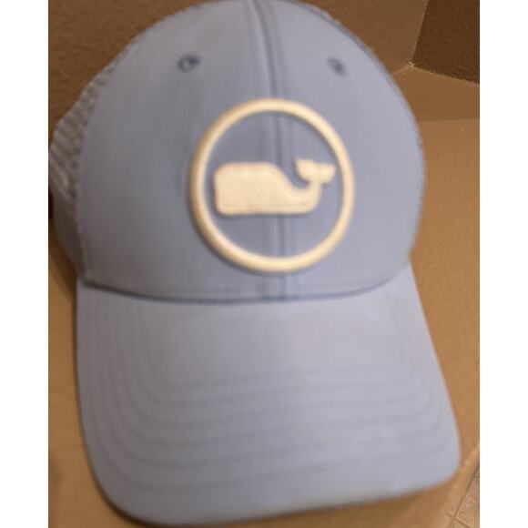 VINEYARD VINES Hat Blue White Adjustable Snapback Mesh Cap - Picture 1 of 6